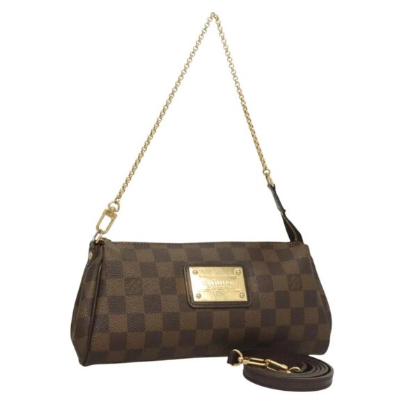 LOUIS VUITTON Damier Ebene Eva Shoulder Bag 2way - Picture 1 of 16